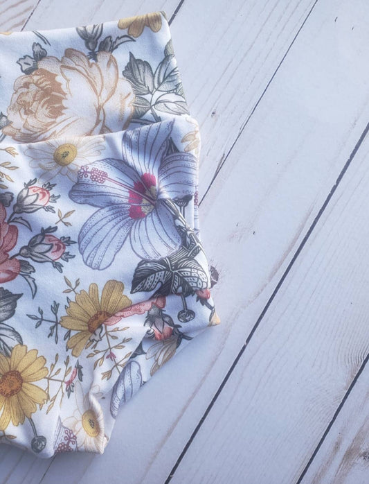 Vintage Floral Bummies